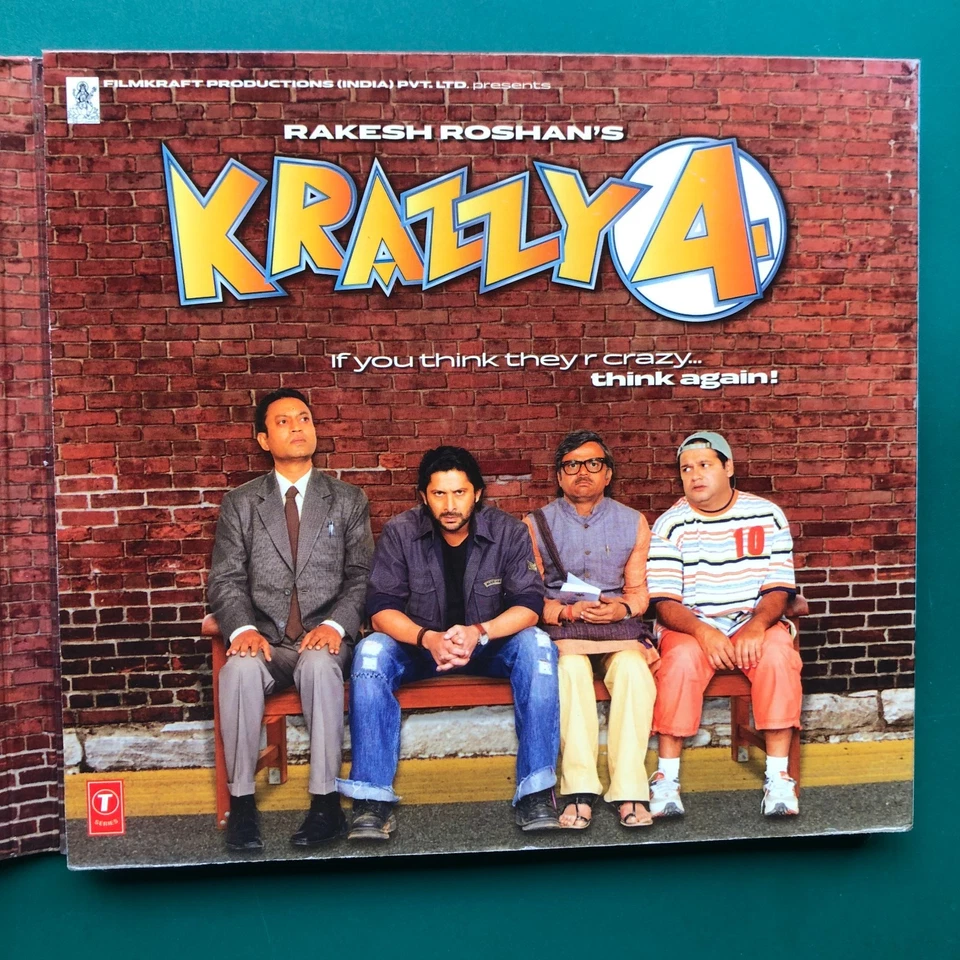 Rajesh Roshan KRAZZY 4 Bollywood Film Soundtrack CD Javed Akhtar Vishal Dadlani - Image 4 of 4