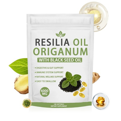 #ad Resilia Oil Of Oregano With Black Seed Oil 6000MG 180 Counts （1 3 PACK） $71.11