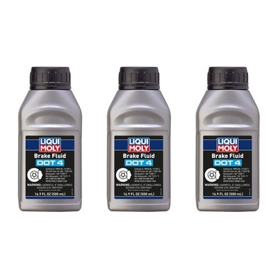 Liqui Moly 1500ml Brake Fluid DOT 4 (3x500ml)
