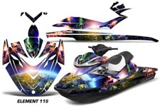 Jet Ski Graphic Decals Stickers For Sea-Doo RXP 2004-2011 ELEMENT 115
