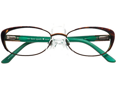 Kate Spade Eyeglasses Alaine 0DC7 Brown Tortoise/Green Oval 