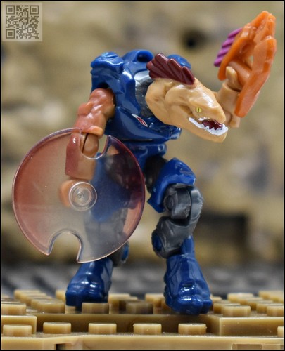 HALO HEROES SERIES 8 MEGA BLOKS CONSTRUX COVENANT JACKAL MINOR MINI FIGURE FVK21 - Picture 2 of 5