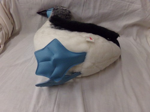 RARE Vintage 1987 CUDDLE TOYS Blue Billed & Blue Footed Goose Plush - Picture 8 of 9