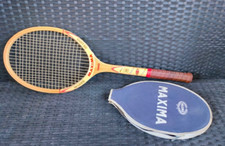 MAXIMA TORNEO DE LUXE - MANICO CUOIO - CORDA BUDELLO - OTTIMA - RACCHETTA LEGNO