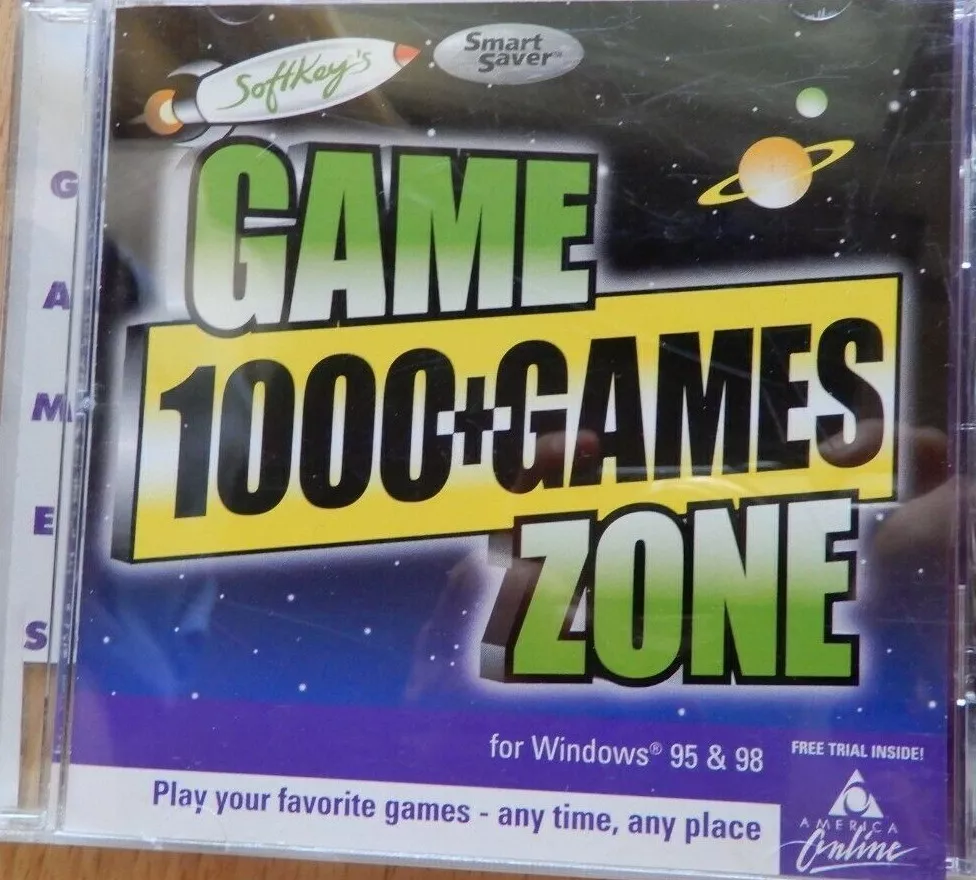 SoftKey's Game 1000 Games Zone-pc with Installation Instructions ONLY