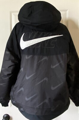 $200 NWT Womens Nike Therma-Fit Oversized Hooded Puffer Jacket