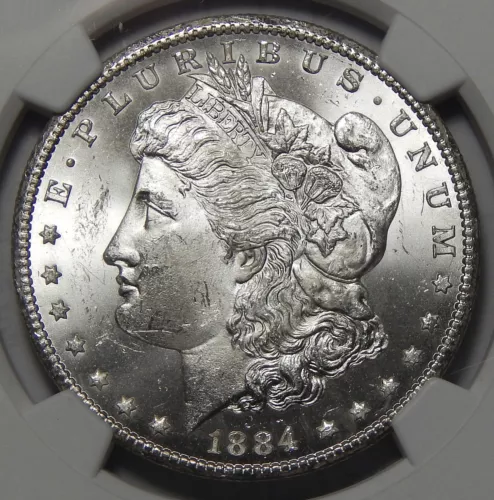 1884-CC NGC MS63 MORGAN DOLLAR