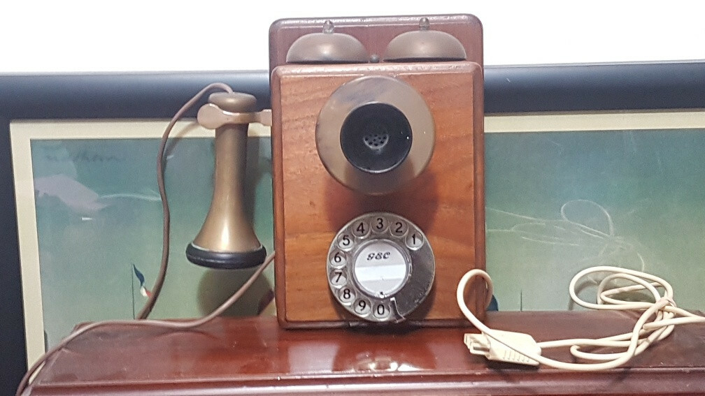 Antique GEC Rotary Dial Wall Phone eBay