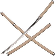 41" Wooden Demon Slayer Inosuke Hashibira Samurai Sword Katana Cosplay Props New