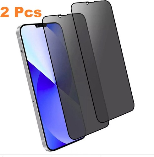 Premium Privacy Full Cover Screen Protector for iPhone 16e 15 14 13 12 Pro X Max - Picture 3 of 22