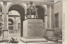 Pesaro - Monument to Rossini - Courtyard of the Conservatory