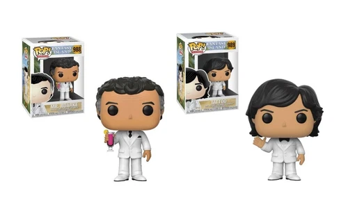Set of 2 Funko Pop Television Fantasy Island Mr. Roarke & Tattoo Toy Figures Set