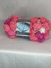 Red Heart Pomp-a-Doodle jumbo yarn, Sherbet , 14 yds 