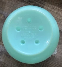 Vintage Eagle Super Seal Green Lettuce Salad Keeper Bowl with Lid