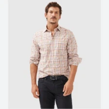 Rodd & Gunn Lake Hayes Sports Fit Shirt Size LARGE New with Return Tag NWT