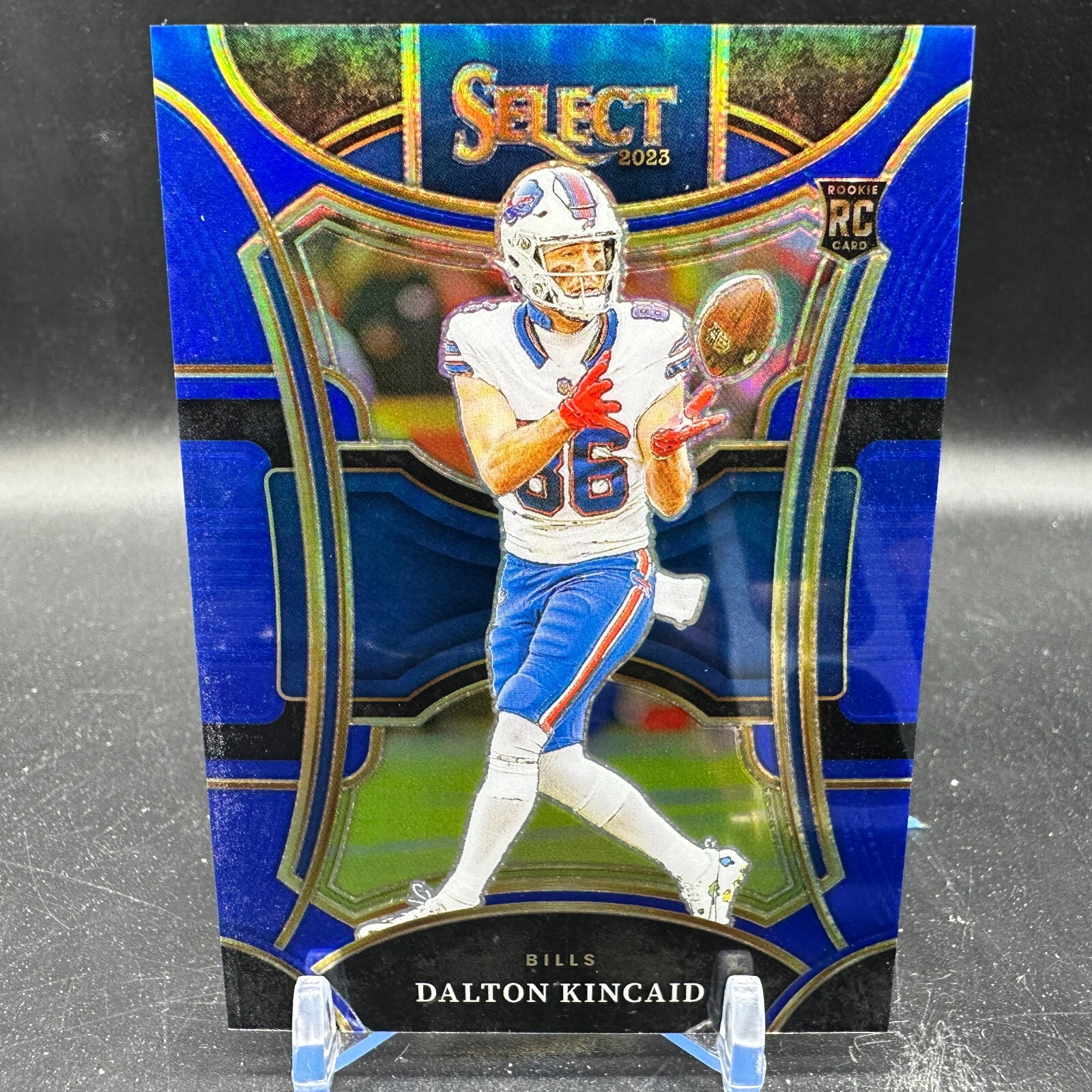 Dalton Kincaid Rookie Blue /99 Suite Level 2023 Panini Select #411 Buffalo Bills