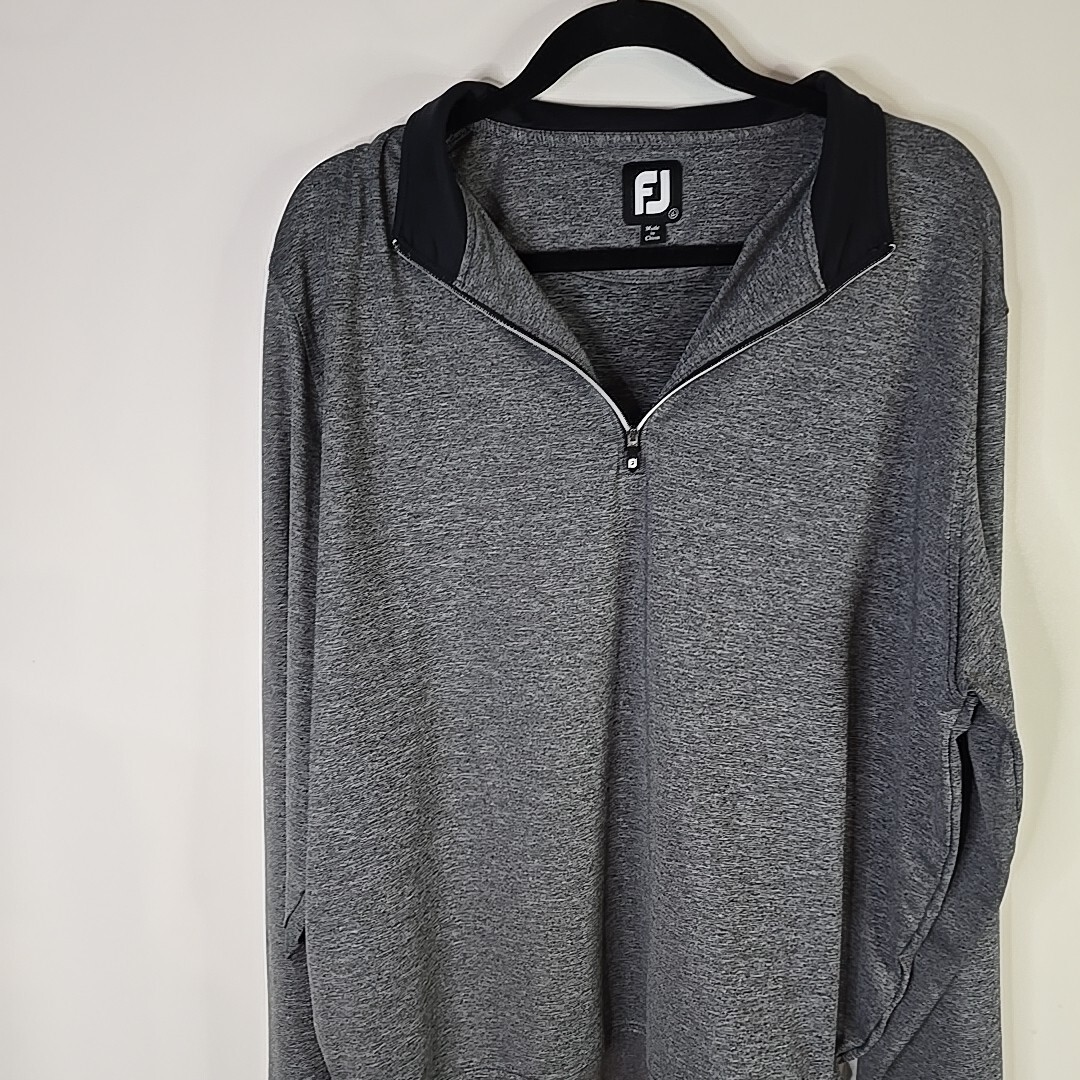Men's Size L FootJoy Quarter Zip PullOver Golf Long Sleeve