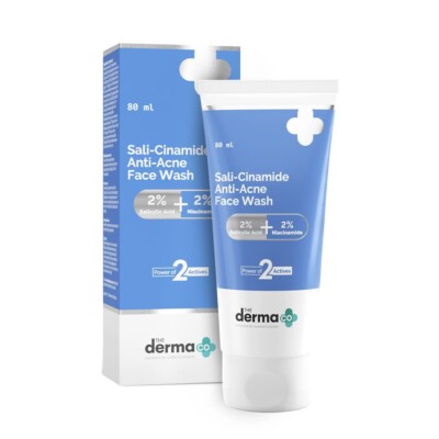 The Derma Co Sali-Cinamide Anti-Acne Face Wash  80 ML,