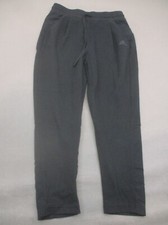 ADIDAS Size XS 4-6 Womens Black Cotton Blend Drawstring Pocket Track Pants 427