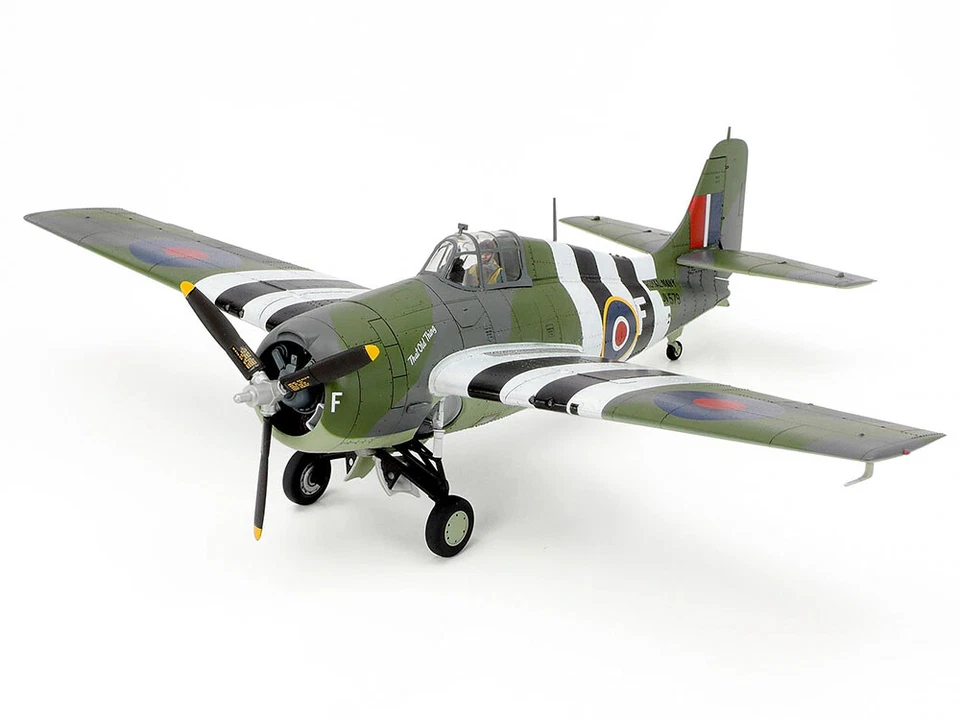 Tamiya 1/48 n.126 Grumman FM-1 Wildcat/Martlet Mk.V Plastic Model 61126 - Immagine 3 di 4