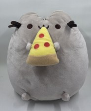GUND Pusheen Snackables Pizza Gray Cat Stuffed Toy Plush - 9.5"