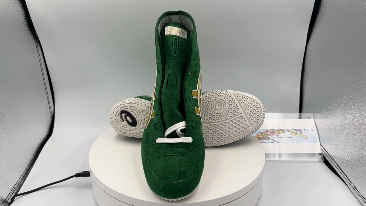 Asics Wrestling Shoes 1083A001 EX-EO special order green x gold