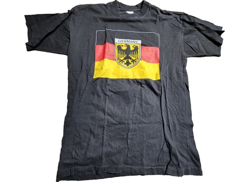 T-shirt Vintage Marienplatz Munich Allemagne - Taille S - Single Stitch - Occasion