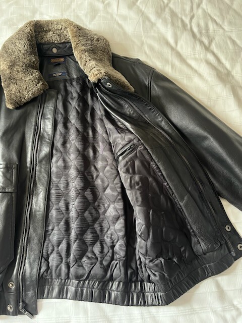 coach leather jacket men small - image 6