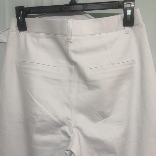 Mary Crafts Pants Women’s Ivory Stretch Lightweight Tapered Leg NWT Size 6 - Picture 6 of 8
