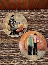 Guy Buffet Tuscan Storefront Vintage Collectible Plates