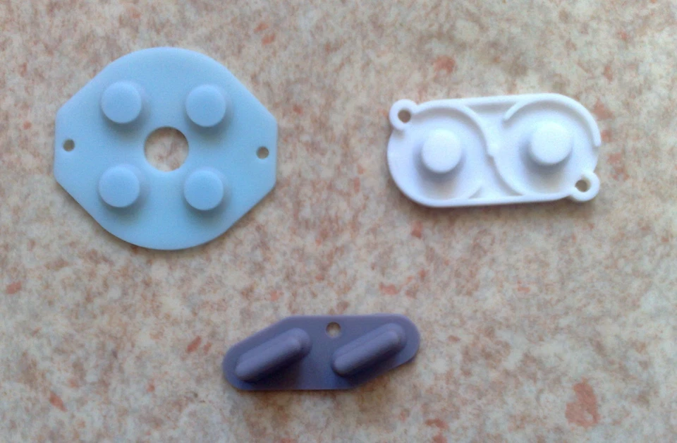 Carbone Boutons A-B, directionnelles.. pour Game Boy Classic (GB) - Caoutchouc