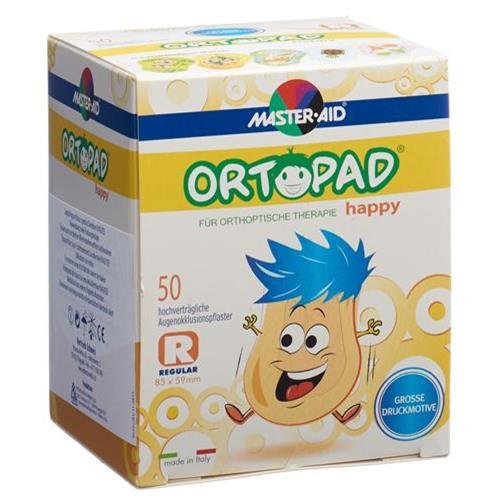 Ortopad Happy occlusion plasters regular 50 pcs