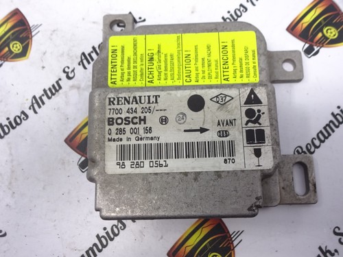 Airbag Steuergerät Renault Clio 0285001156 7700434205