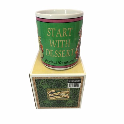 Pocket Dragon Start With Dessert Mug (boxed) by Real Musgrave Rjs-Dragons