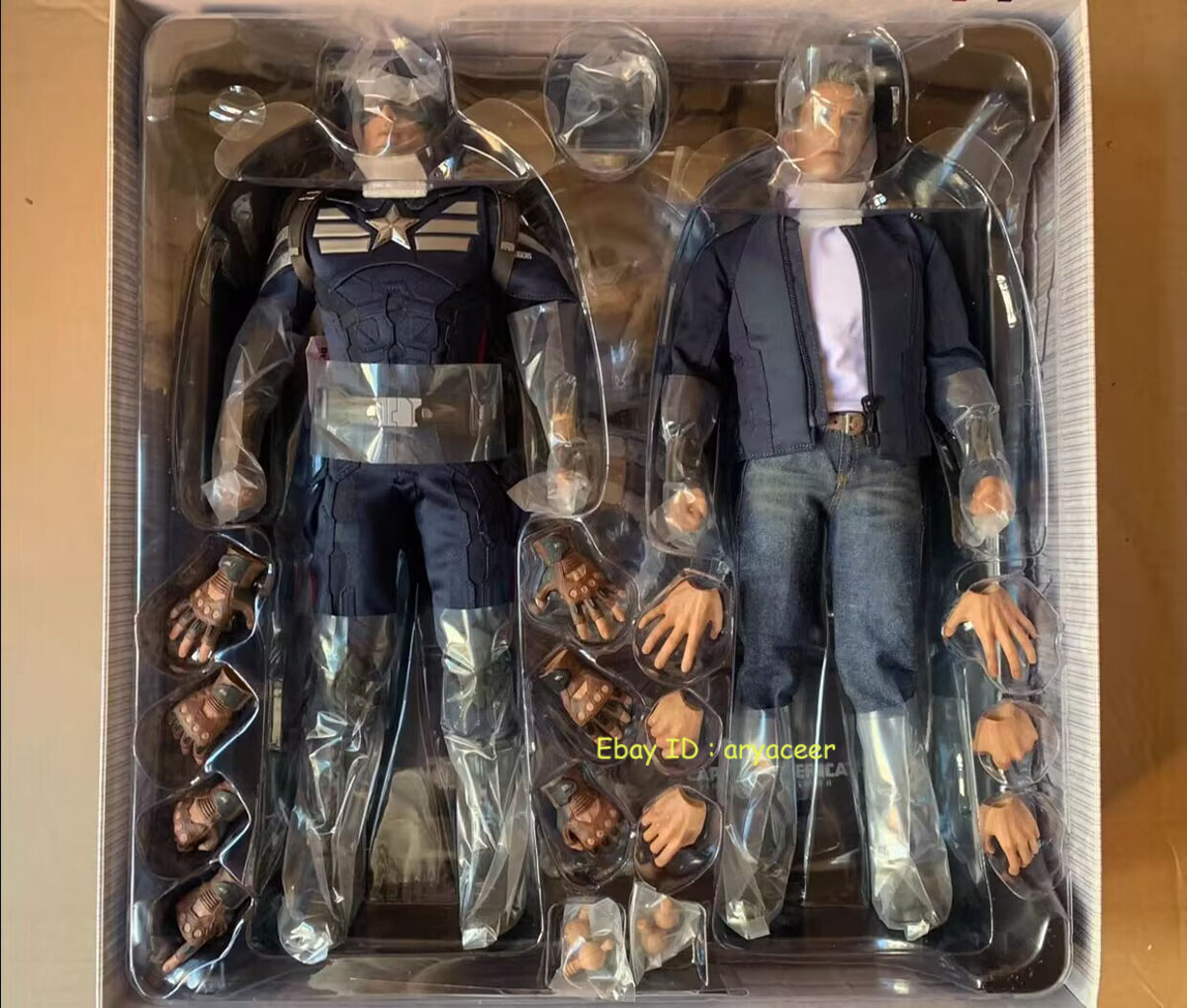 キャプテンアメリカ Hot Toys MMS243 Captain America & Steve Rogers 1/6 Action Figure