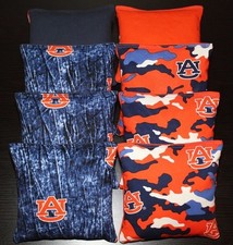 AUBURN TIGERS AU Cornhole Bean Bags ALL WEATHER Plastic Resin Filled Waterproof 