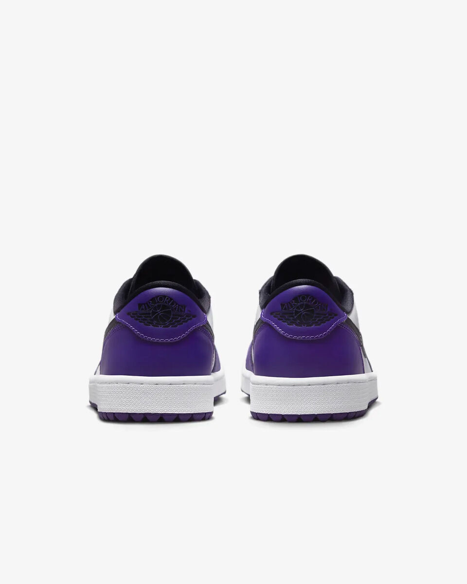 Men's Air Jordan 1 Low Golf Shoes 'Court Purple' Retro 1 Men's Air Jordan 1 Low Golf Shoes 'Court Purple' Retro 1