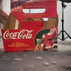 Vintage 1997 Christmas Coke Coca Cola Christmas Paper Drink Carrier - Authentic