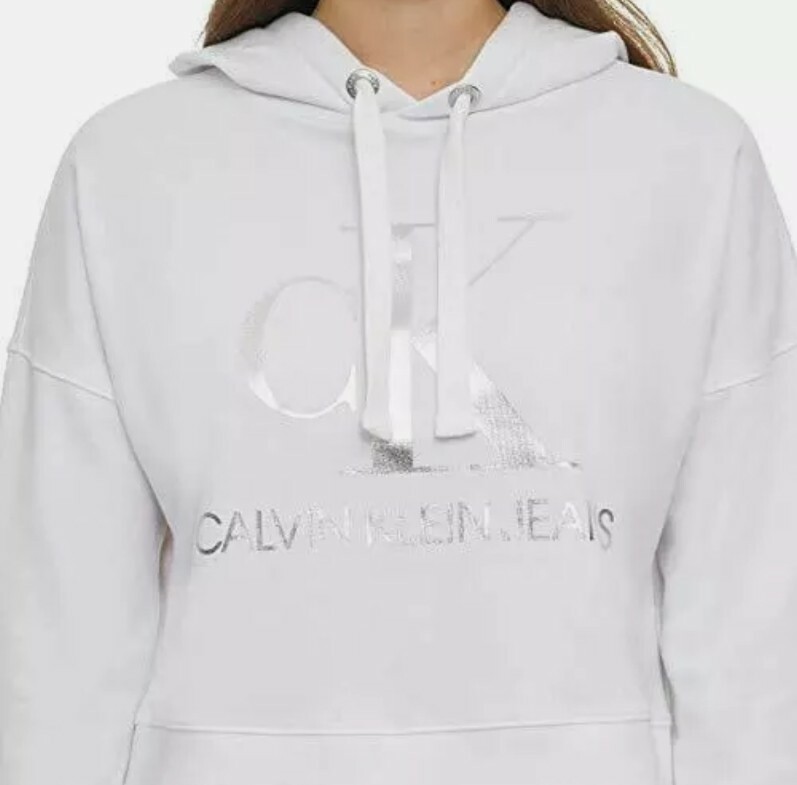 CK Jeans■(W) Relax Fit Small Logo Hood Zip-Up 起毛■送料込 Calvin Klein Jeans Womens Monogram Logo Tie Dye Block Hoodie