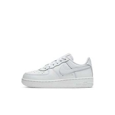  314193-117 Preschool Nike AIR FORCE 1 LOW 'TRIPLE WHITE 2017  PS '