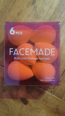 Facemade Multi Color Makeup Sponges (6)