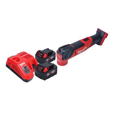 Milwaukee M18 FMT-502 Akku Multitool 18 V Brushless + 2x Akku 5,0 Ah + Ladegerät