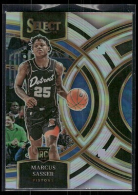 2023-24 Select Silver Prizm Marcus Sasser #114 RC Pistons (JM)