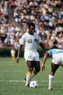 New York Cosmos Pele vs Dallas Tornado at Downing Stadium on Randa- Old Photo 5