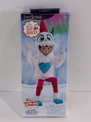 NEW! Claus Couture Elf on the Shelf Clothing Yeti Monster Hoodie Set Outfit 