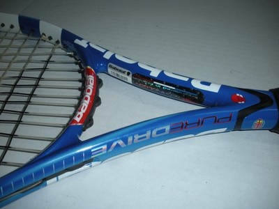 BABOLAT PURE DRIVE GT MP 100 10.6oz TENNIS RACQUET 4 5/8 | eBay