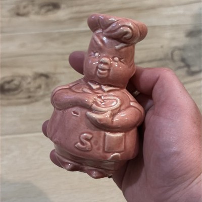 USA Fat Baker Chef, Salzstreuer, Vintage 50er Jahre American Bisque seltener Artikel