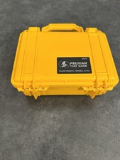 Pelican 1120 Yellow Case 7x5x3 - Foam Filled - P/N 1120-000-110 Made In USA E6