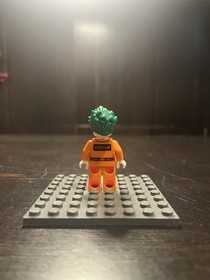 LEGO Joker Minifigure PRISON JUMPSUIT ARKHAM 70912 Batman Movie Super Hero
