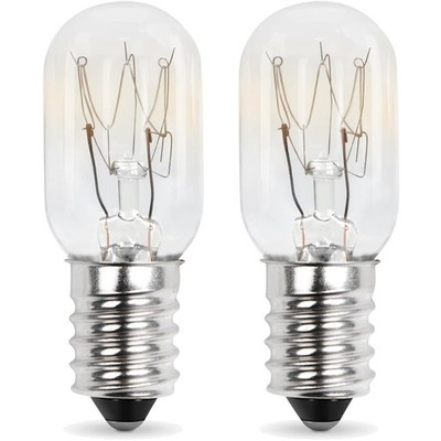 Klar 15W E14 Kühlschranklampe, Dimmbar, 2700K Warmweiß, 230V - 2er Set